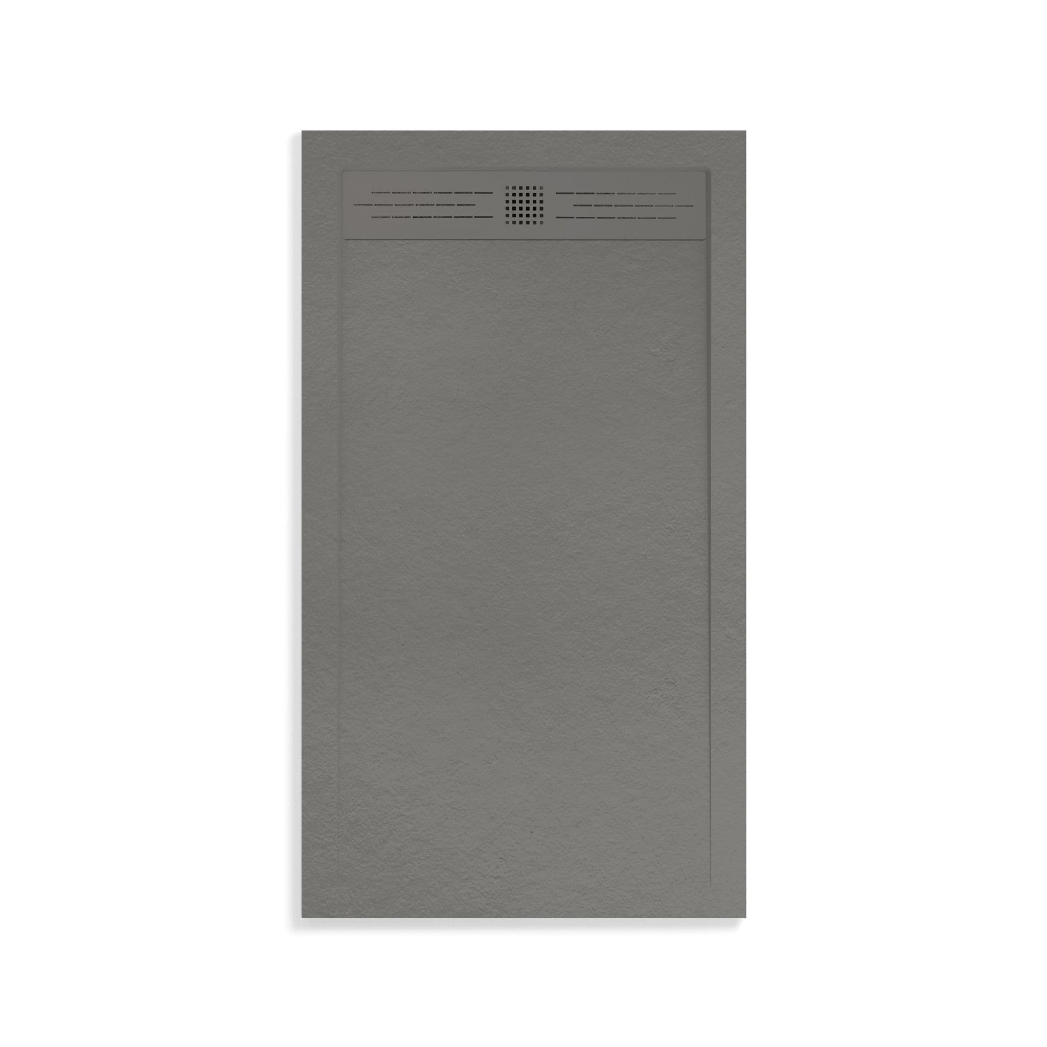 ALONI ELITE RECEVEUR DE DOUCHE - COMPOSITE - 120X80X3CM - GRIS MAT vue 1