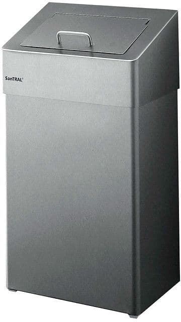 CONTENEUR HYGIENIQUE SANTRAL C&C 18L INOX BROSACE vue 1