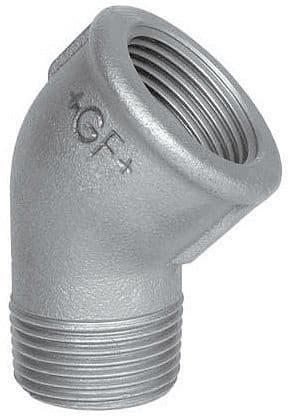 GALVA COUDE 45° MF NR 121 2" vue 1