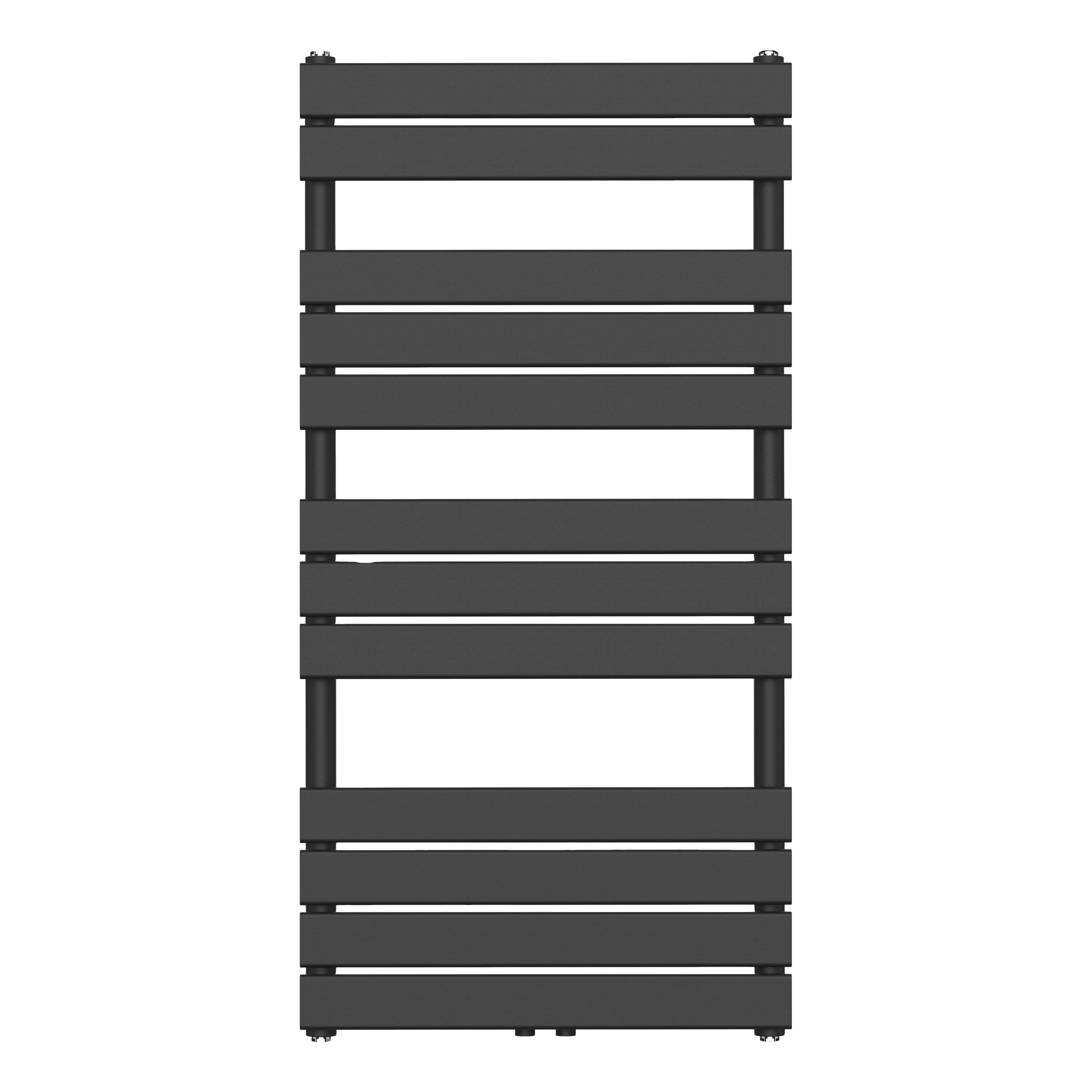 RADIATEUR SÈCHE-SERVIETTES RACCORDEMENT CENTRAL NOIR 1200X600-681W vue 1