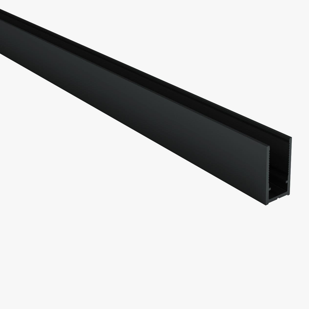 ALONI PROFIL MURAL POUR PAROI DE DOUCHE - 200 CM - NOIR MAT vue 1