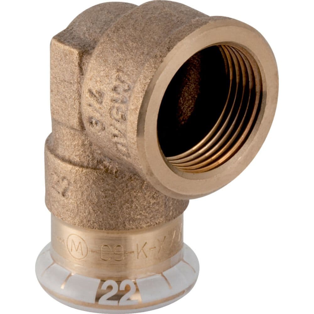 Geberit Mapress cuivre-eau équerre 90° avec filetage intérieur 15-1/2"F vue 1
