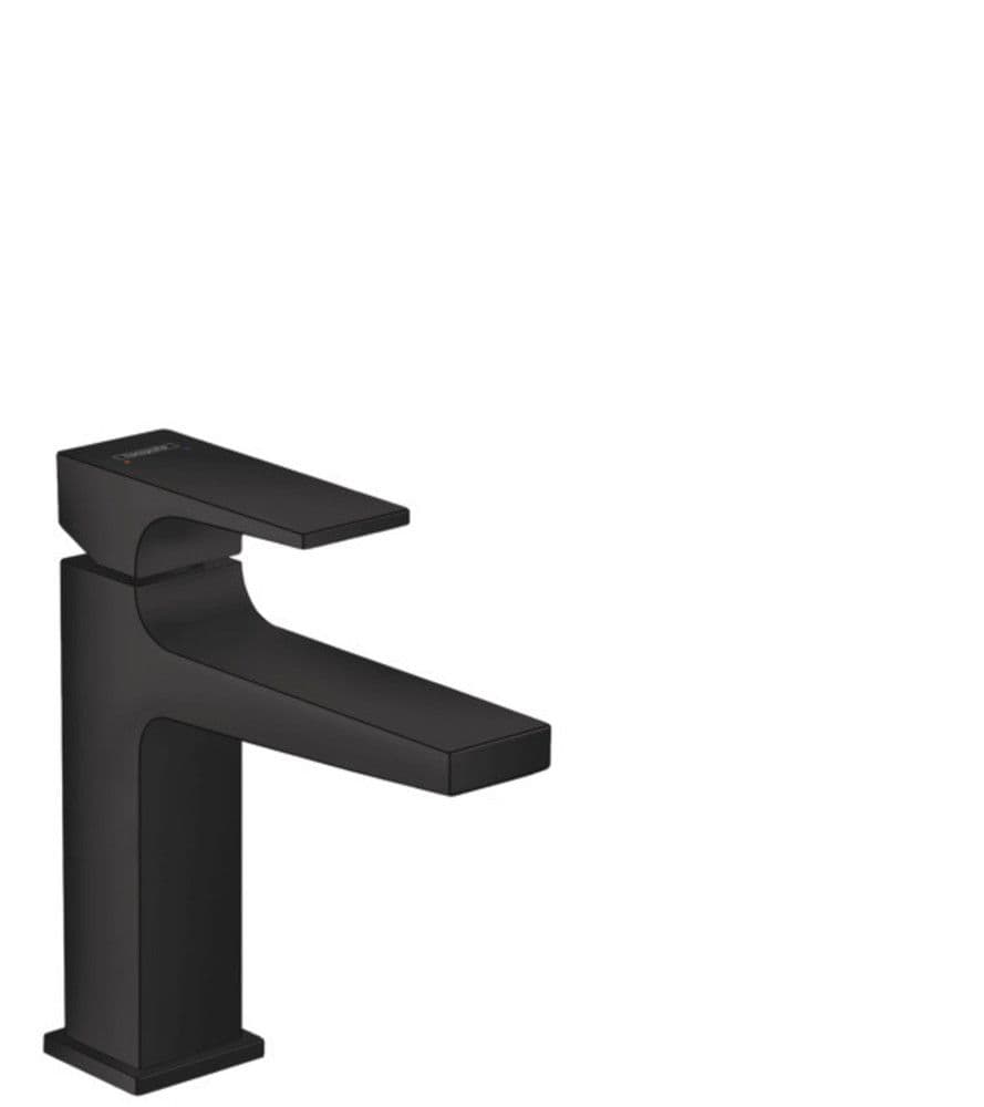 Hansgrohe Metropol mélangeur de lavabo levier unique avec Push-open noir mat vue 1