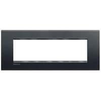 LivingLight - plaque rectangulaire 7 modules Anthracite vue 1