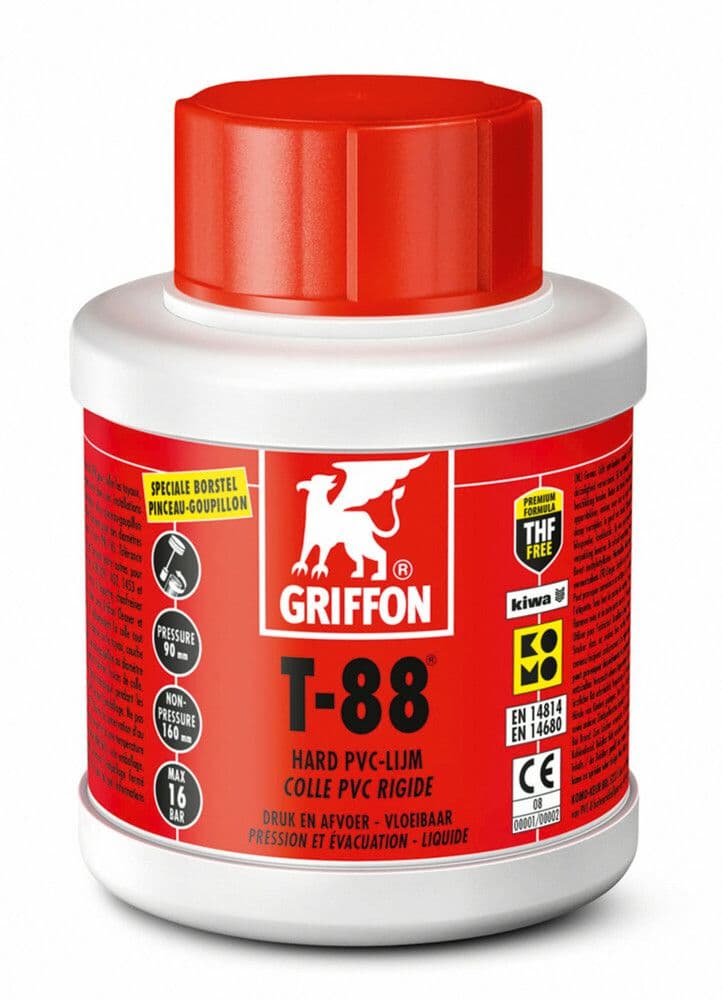 Griffon T88 colle PVC à séchage rapide 100ml vue 1
