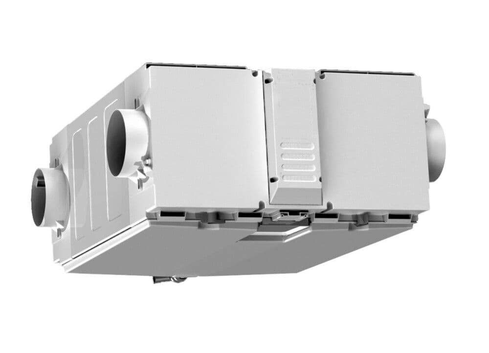 Zehnder ComfoAir Compact CM unité ventilation très compacte G/D plafonnier vue 1