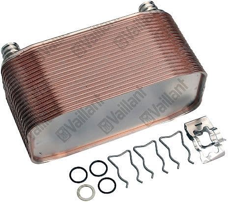 ECHANGEUR DE CHALEUR 38 PLAQUES VUW362/2-3,2-5 VAILLANT vue 1