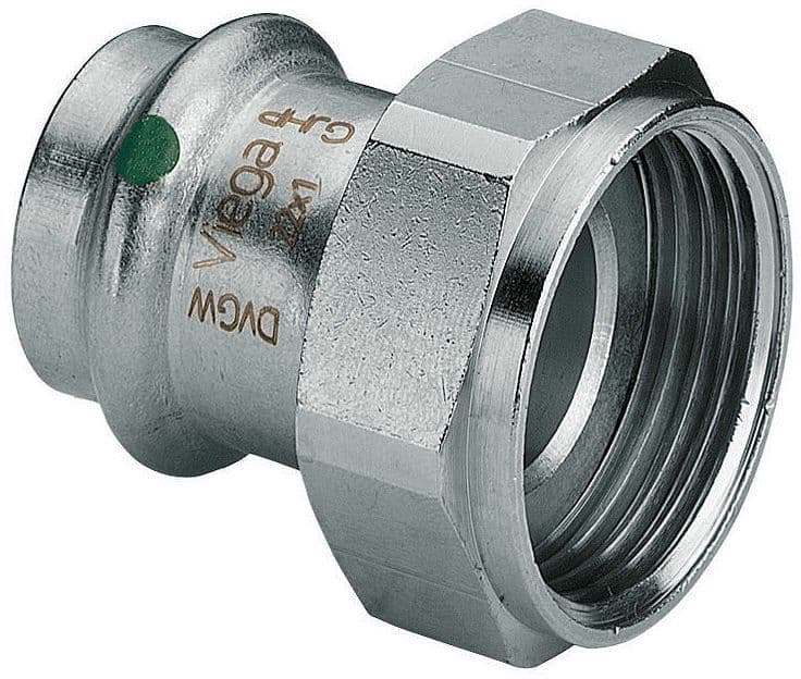 DEMI RACC.3/4"F-15MM SANPRESS INOX VIEGA vue 1