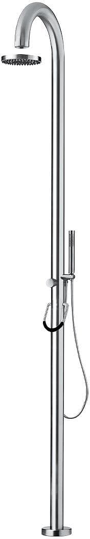 COLONNE DE DOUCHE LIBRE + DOUCHE A MAIN A MAIN SHOWERTOWER INOX vue 1