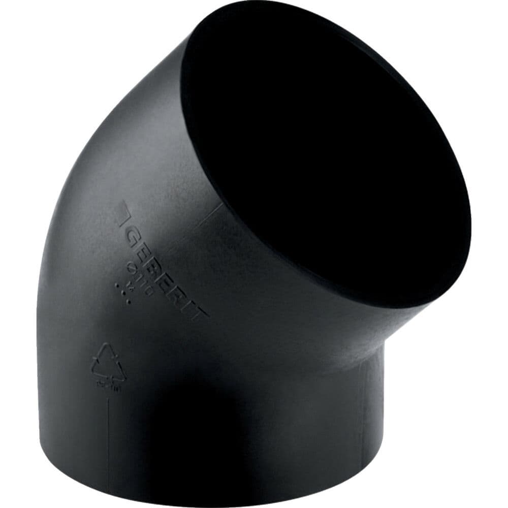 Geberit décharge en PE coude 45° 40 vue 1