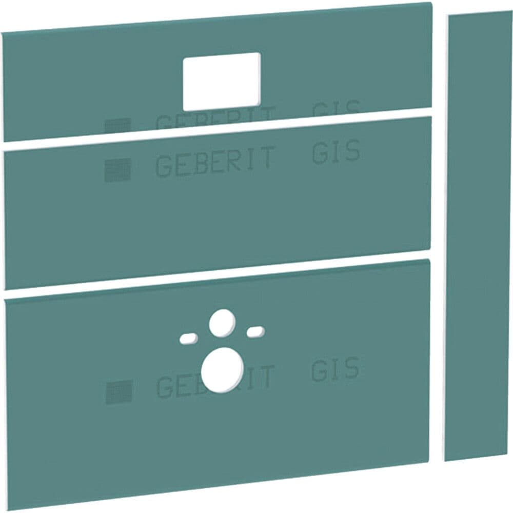 Geberit GISeasy set plaques WC suspendu réservoir chasse à encastrer Sigma 12cm vue 1