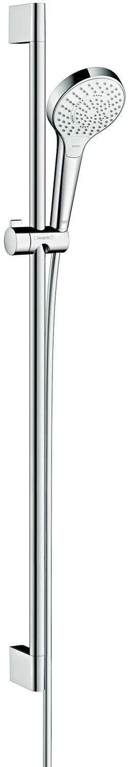 SET DE DOUCHE UNICA'CROMA-CROMA SELECT S MULTI HG 90CM ECOSMART CHROME-BLANC vue 1