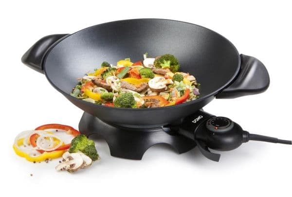 Wok + couvercle en verre - 5L vue 1