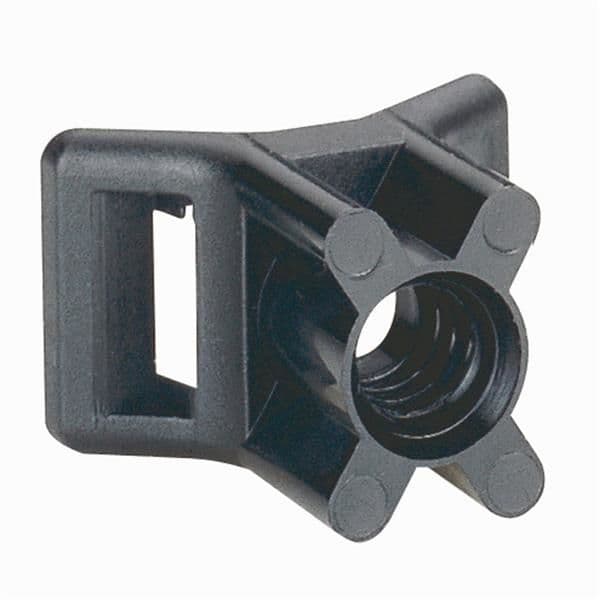 Embase à visser - Noir pour colliers colson largeur 9mm vue 1