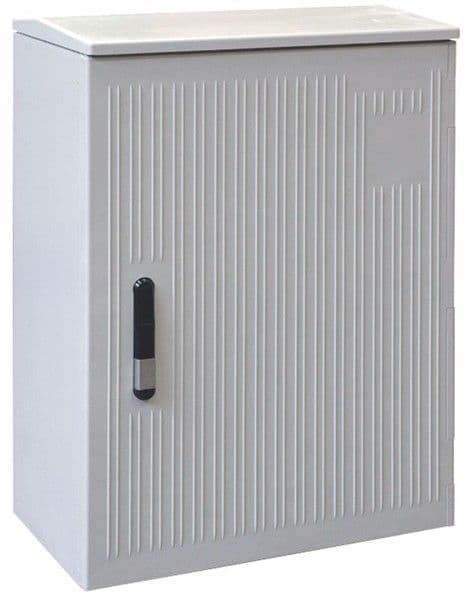 Armoire de trottoir Din 2 830 x 1115 x 330mm porte lisse vue 1
