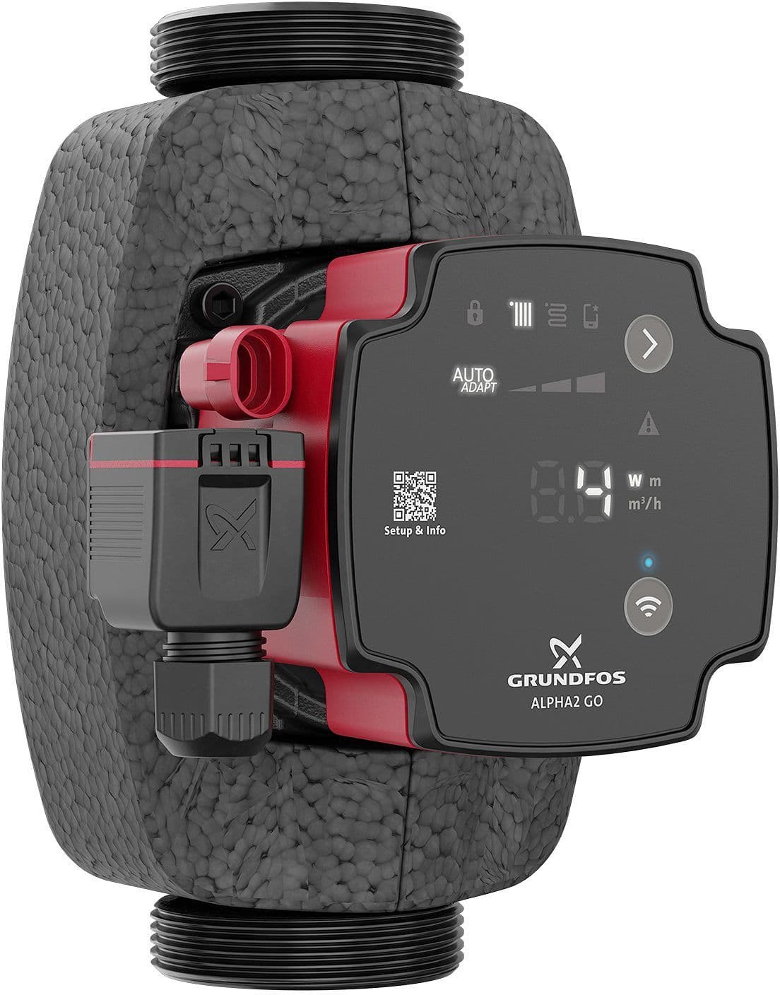 CIRCULATEUR CC ALPHA2 GO 32-90 GRUNDFOS L180 2" vue 1