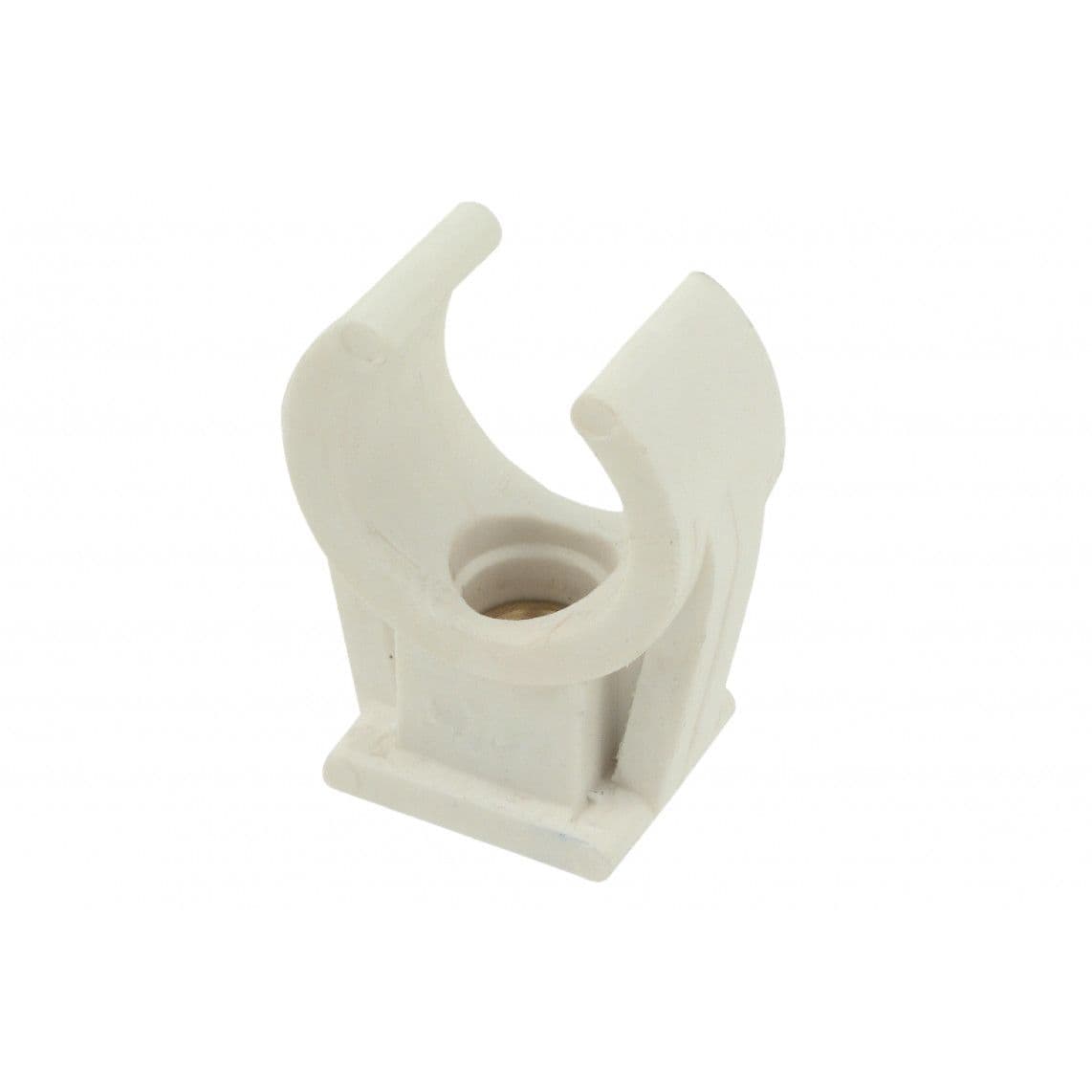 989181555 clip de fixation pour tube, simple, 12 mm, avec manchon fileté M6 (25x) vue 1