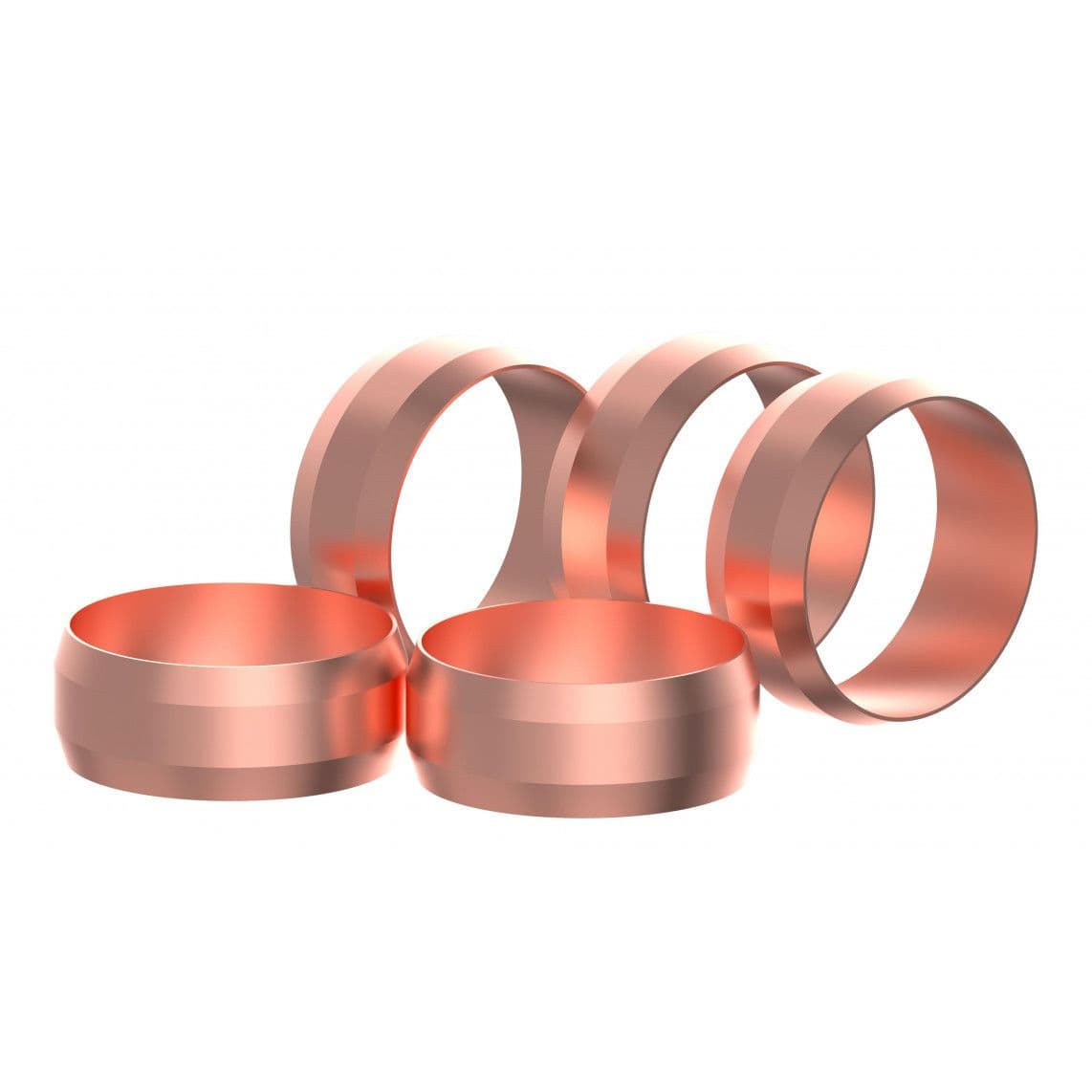989461417 CU anneau de compression, vierge, 18 mm, raccord à serrer pour tube en cuivre (5x) vue 1