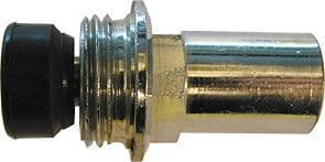 TETE DE ROBINET POUR CLE SEPARE LAITON CHROME 1/2" vue 1