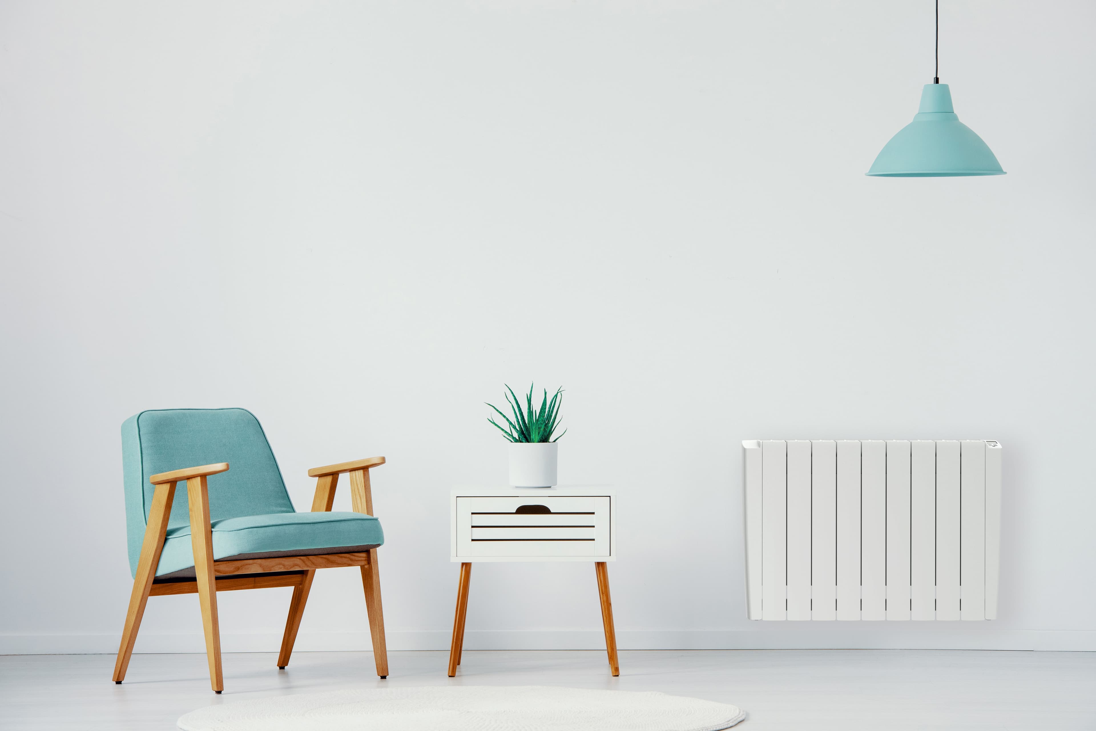 STELRAD ALU SIMPLE DRY - RADIATEUR ÉLECTRIQUE - HORIZONTAL - 580X1080MM - 2000W - BLANC vue 1