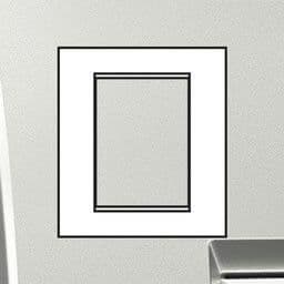 LivingLight - plaque air 3 + 3 modules Blanc perle vue 1