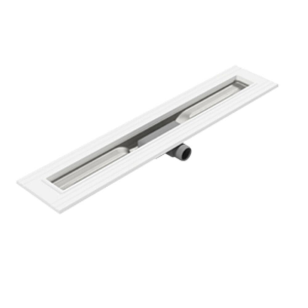 I-Drain Liquid caniveau douche Solid Surface utilisation sol coulé époxyde L90cm vue 1
