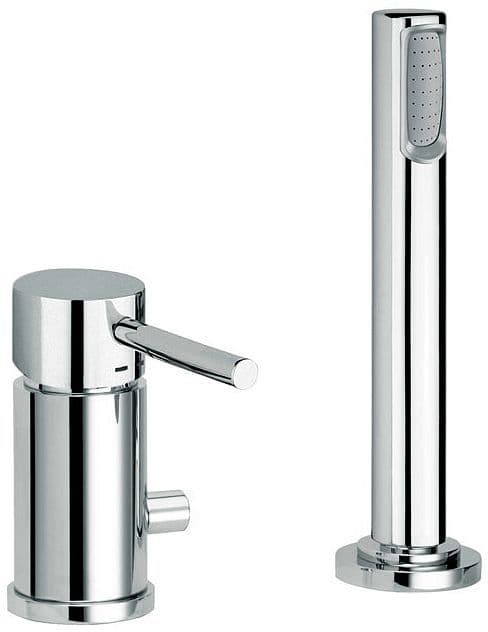 MELANGEUR POUR BORD DU BAIN NORDICA CHROME COMPLET vue 1