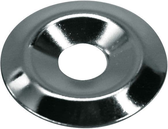 ROSACE POUR VIS 6 x 20 MM CHROME vue 1