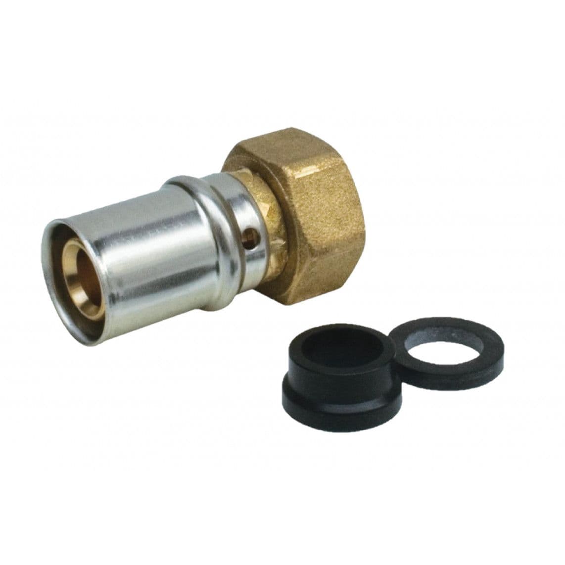 988730255 LT raccord de transition à serrer, vierge, 3/4" Eurocône pour 20 mm, raccord à sertir pour tube multicouche vue 1
