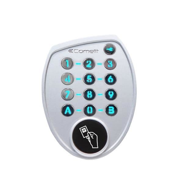 Clavier à codes 100 codes lecteur intégré, 500 badges vue 1