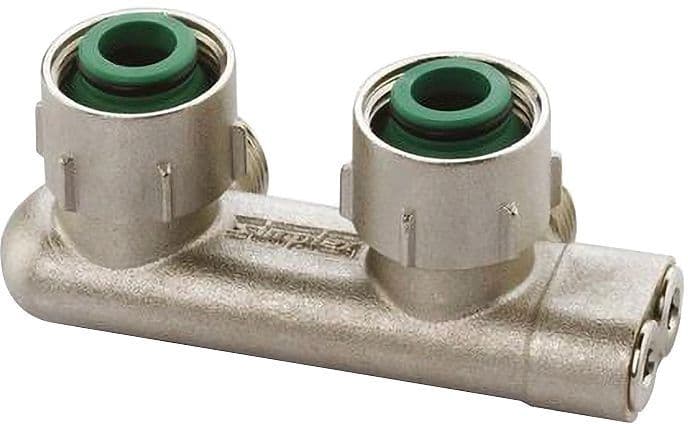 BLOC H INVERSE 2TUBE SIMPLEX EQUERRE 3/4" EK vue 1