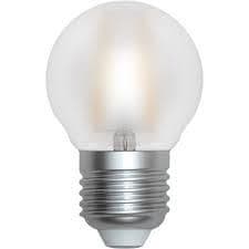 Petite lampe boule Led filament 2W 230Vac E27 mat 2700K WW dimmable vue 1