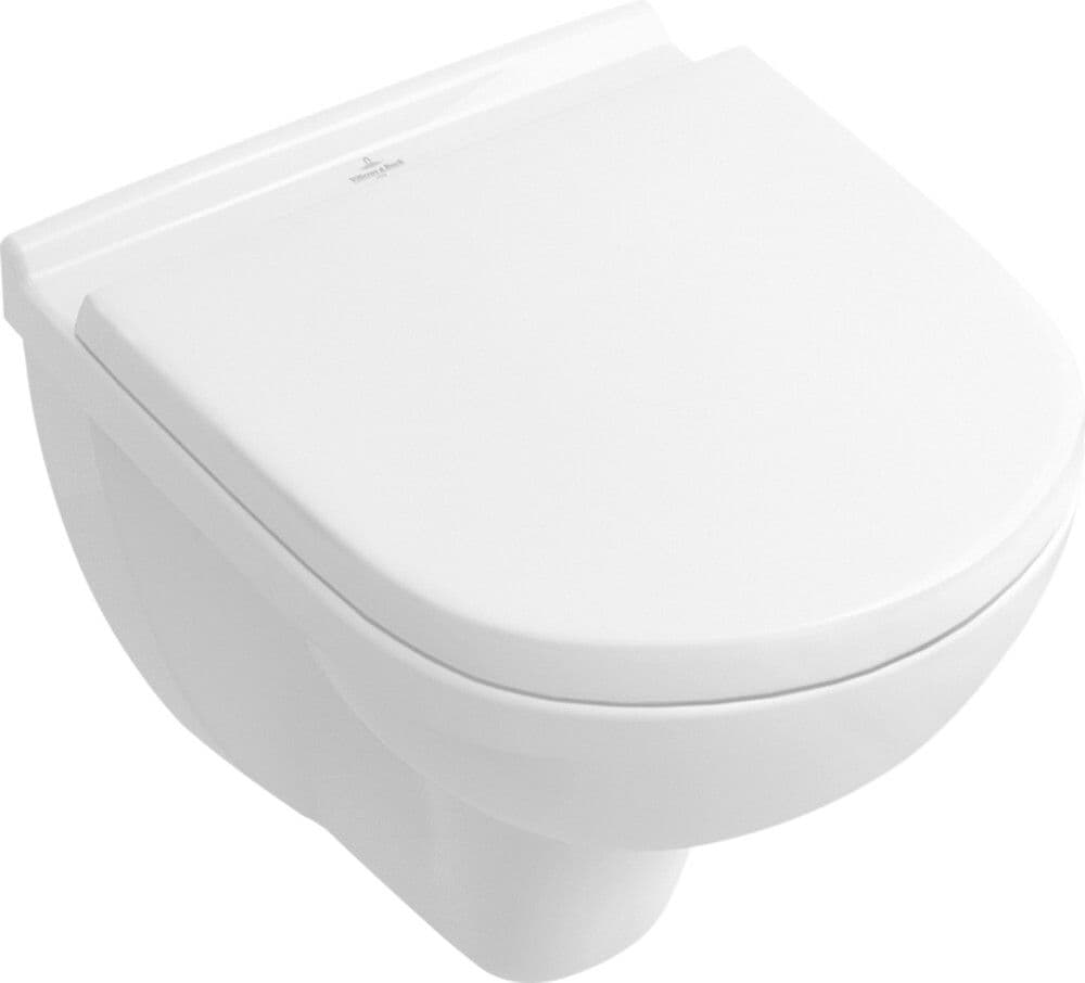 Villeroy&Boch O.novo PACK toilette suspendue Compact ovale alpin blanc vue 1