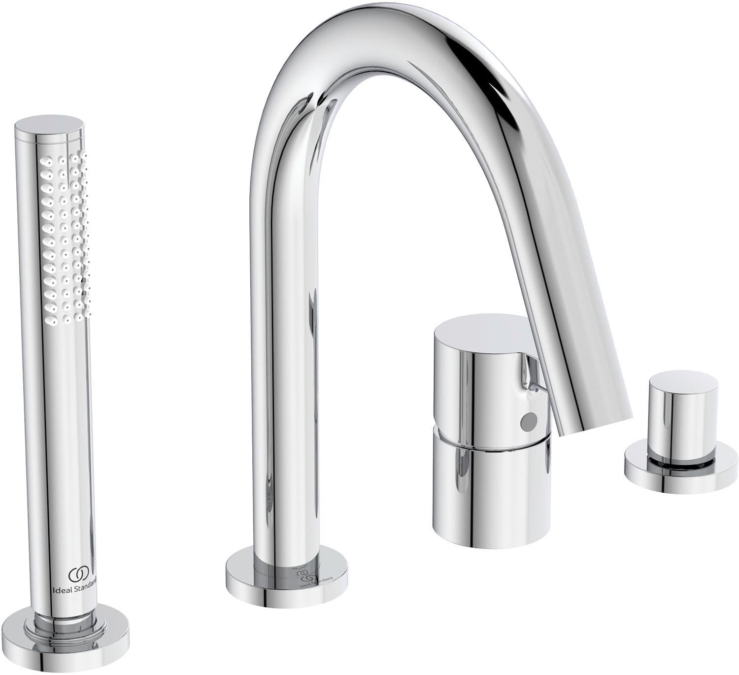 4TROU MELANGEUR BORD DU BAIN BAIN JOY IDEAL STANDARD CHROME vue 1