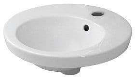 VASQUE A ENCASTRER STARCK II DURAVIT DIAMETRE 475MM +TROU/TROP-PLEIN BLANC vue 1