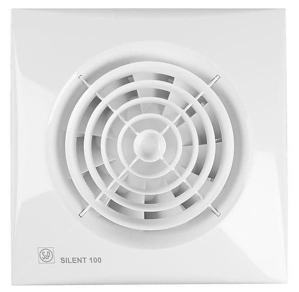 Extracteur de salle de bain 185m³h + clapet silencieux vue 1