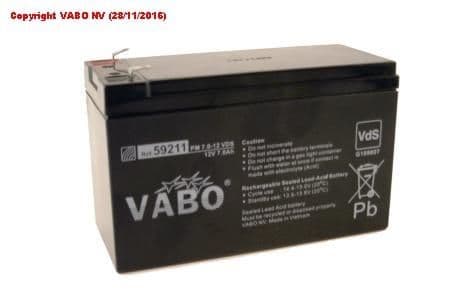Batterie rechargeable Plomb / acide scellée - 12V / 26Ah L 166 x l 175 x H 125mm 9.327kg vue 1