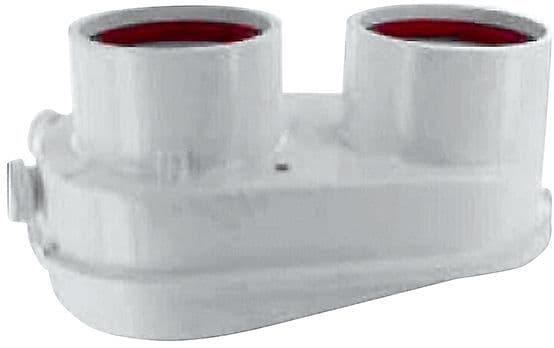 ADAPTATEUR 2X80MM ALU POUR TURBOMAG 14-2/17-2 VAILLANT vue 1