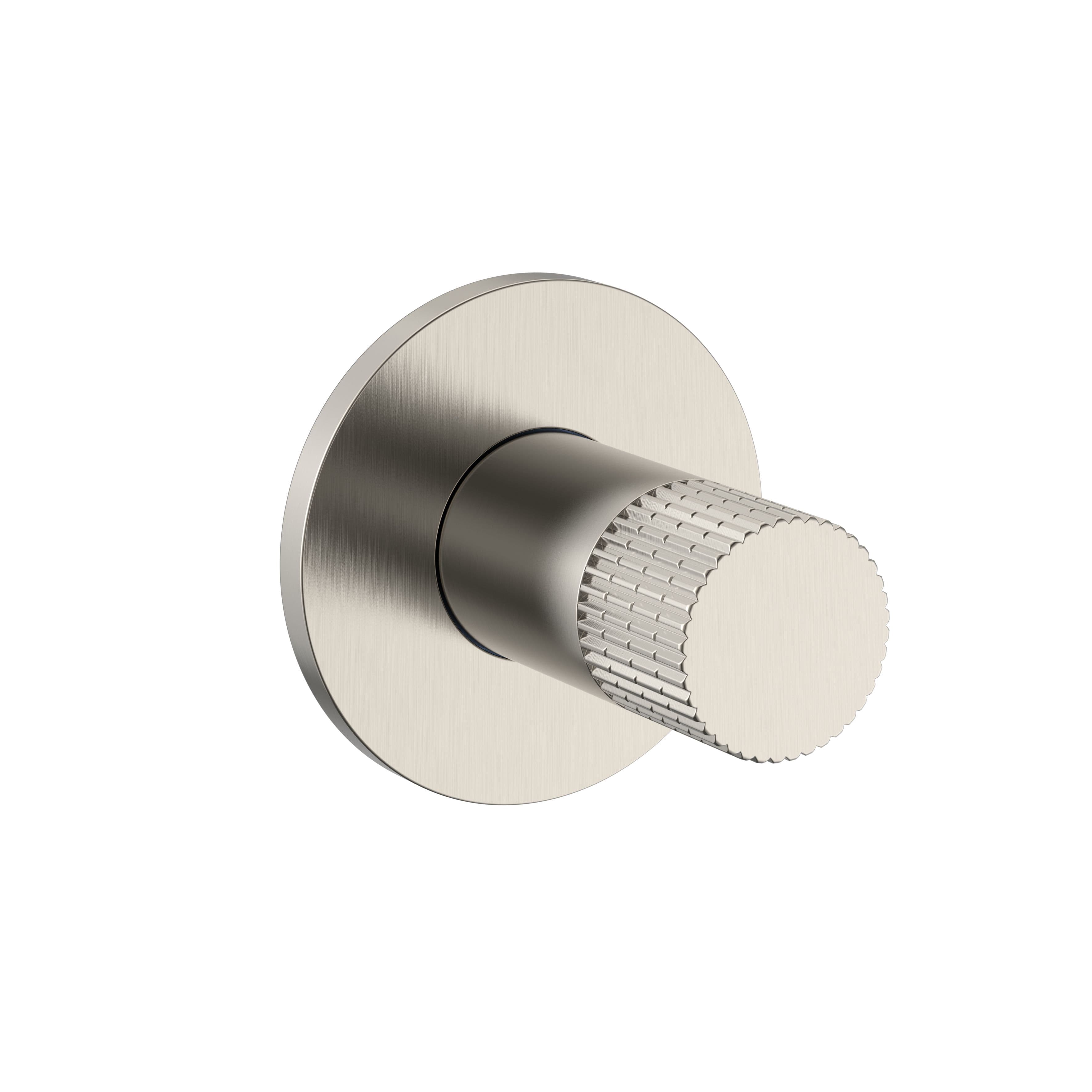 STRIA ROBINET DE BIDET – EAU FROIDE – BOUTON AVEC STRUCTURE STRIÉE RAFFINÉE – ACIER INOX BROSSÉ vue 1