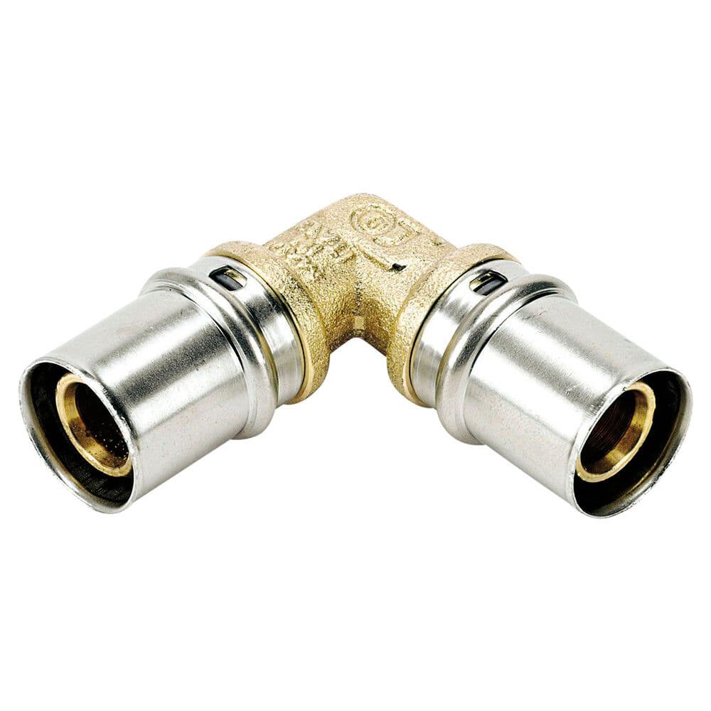 SYSTEMPEX coude 90° tube alu raccord à sertir 40-40 vue 1
