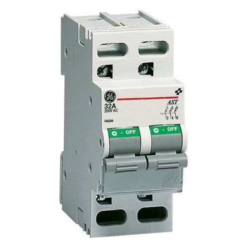 Aster interrupteur 32A 4NO 2 modules 415V vue 1
