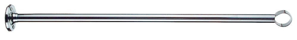 Support plafond 400mm pour porte-rideau D25 Forme Lbarre D20mm laiton chromé vue 1