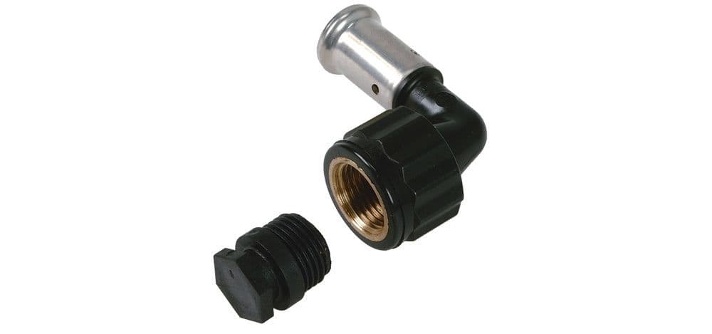 Henco PVDF coude 90° D16 1/2F vue 1