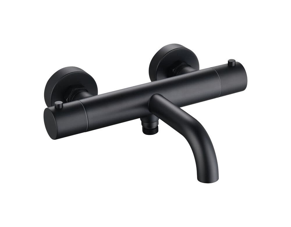 Lana Black mitigeur bain/douche thermostatique noir mat vue 1