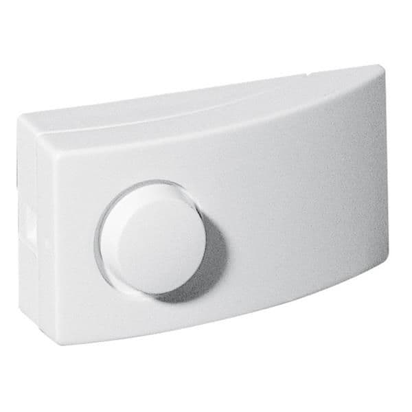 Poussoir Salsa - 24V - 2A IP30 - IK06 50 x 25 x 15mm Blanc vue 1