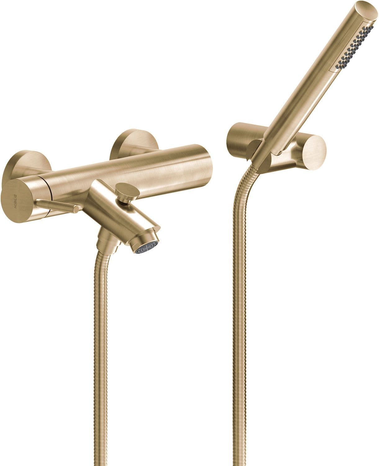 MITIGEUR BAIN LIVE NOBILI COMPLET MIELE BROSSÉ vue 1