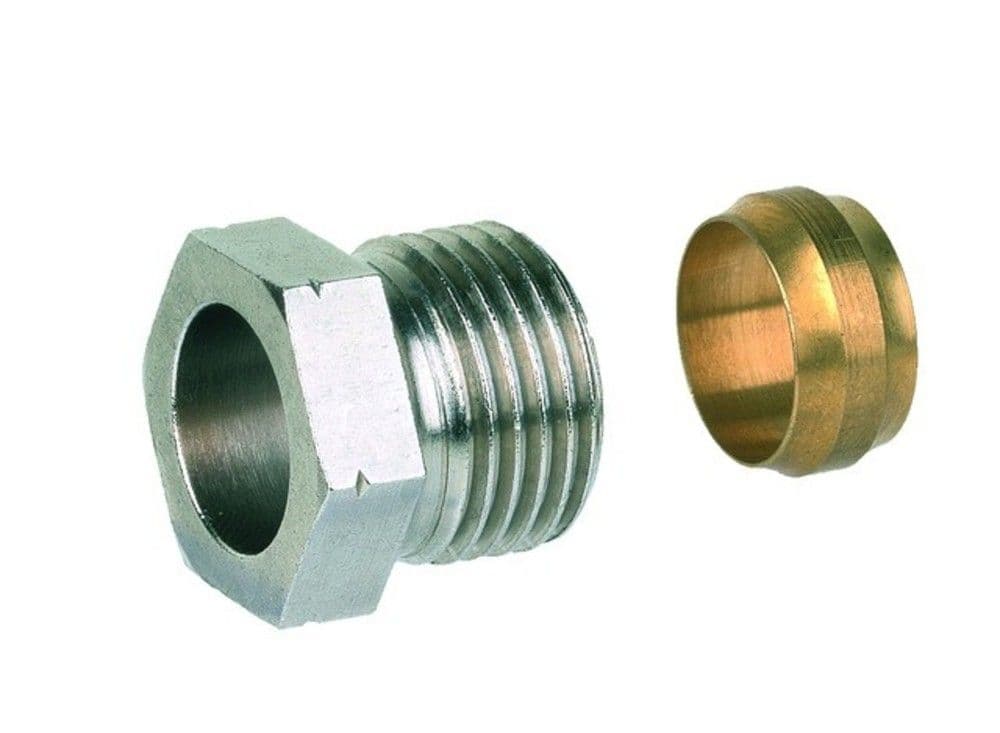 Honeywell Home raccord 1/2" cuivre 15 mm par vue 1