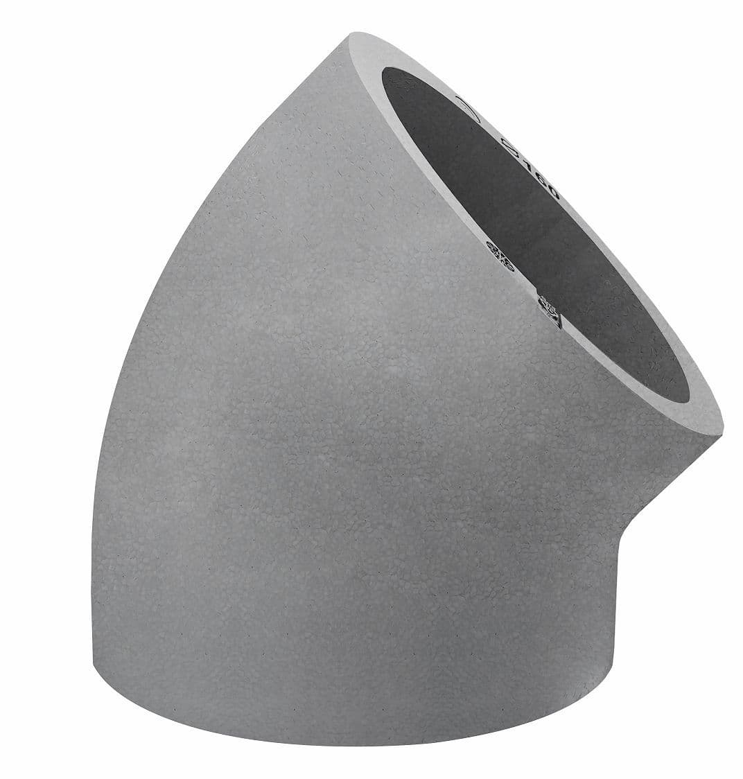 ADURO COUDE DE VENTILATION ISOLE EPS 45°-125MM vue 1