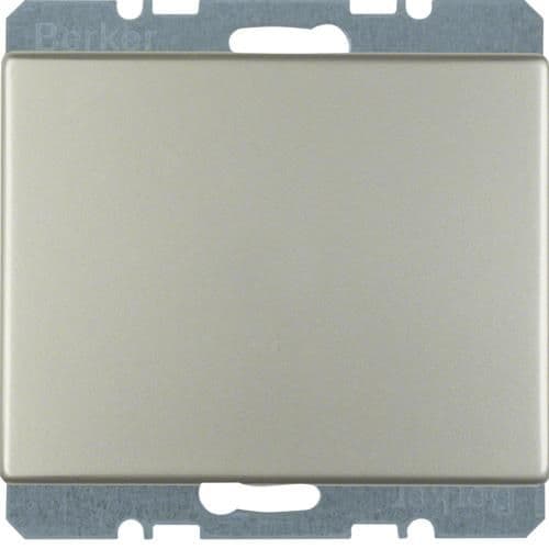 Cache - trou avec support métallique Berker K.5 Inox vue 1