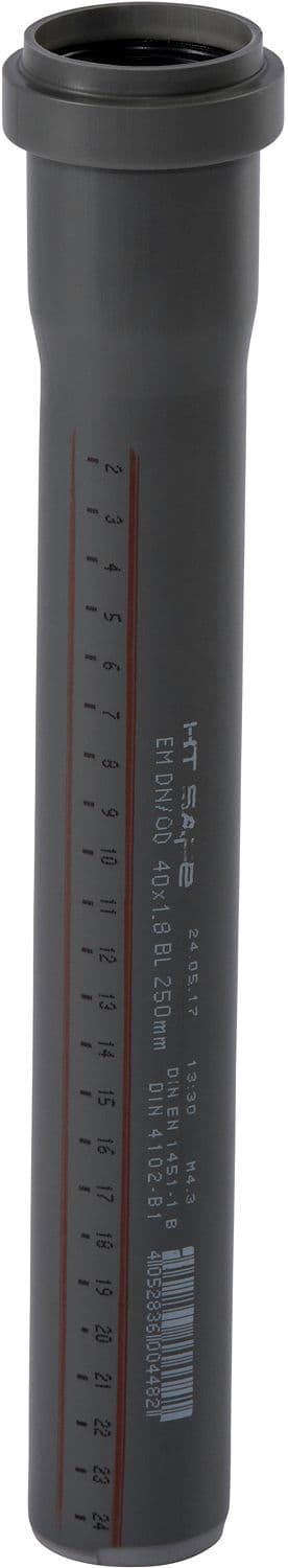 TUBE 40MM 0,5M MANCH.PP HT-SAFE OSTENDORF vue 1